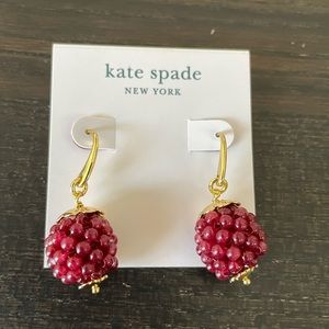 Kate Spade Very Berry Drop Earrings NWOT ❗️Sale❗️